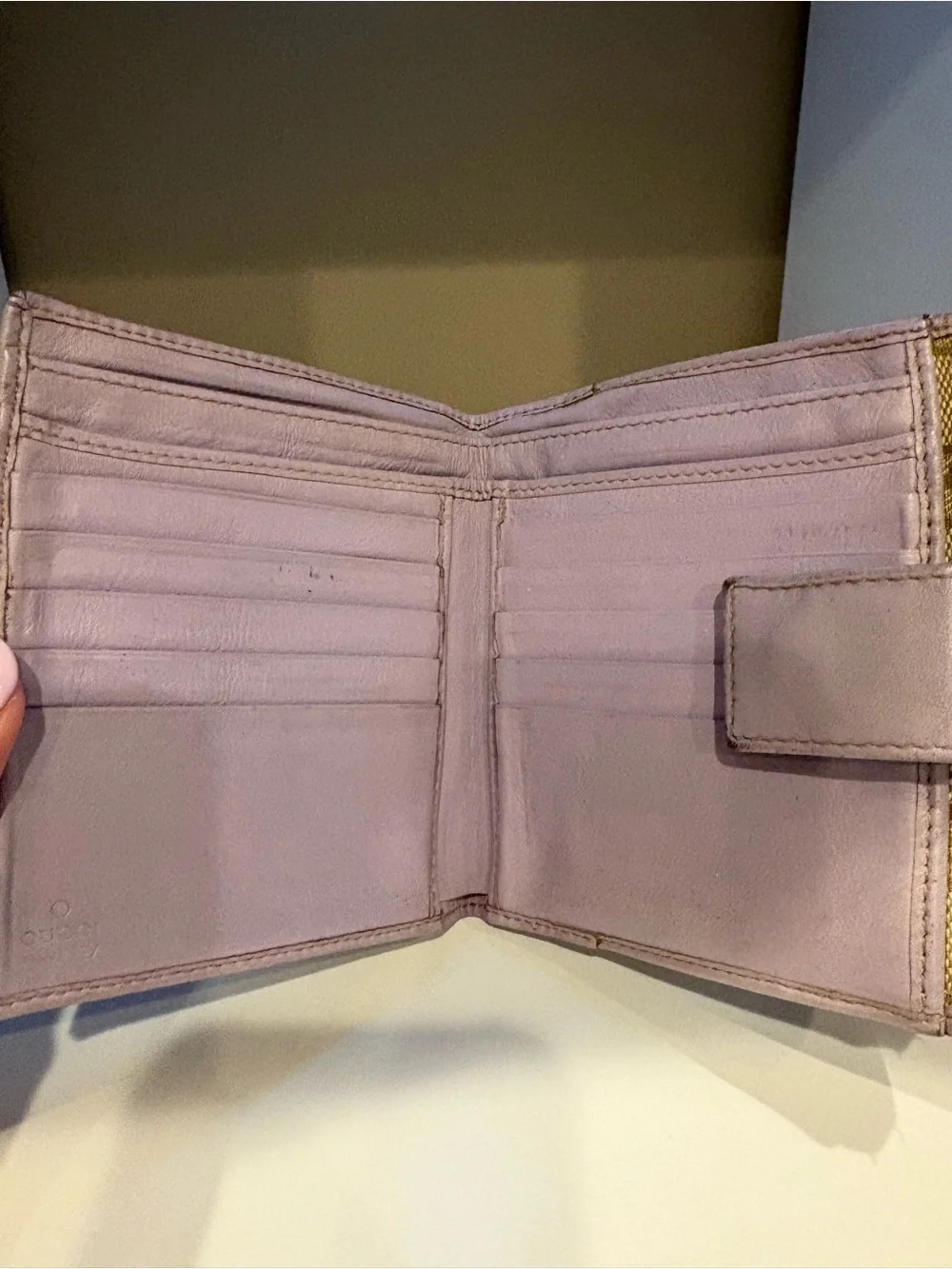 Vintage Gucci GG Canvas Wallet